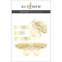 Altenew - Hot Foil Plate - Floral Moths