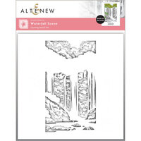 Altenew - Layering Stencil - 5 In 1 Set - Waterfall Scene