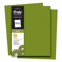 Altenew - Crafty Necessities Collection - 8.5 x 11 Cardstock Set - Olive