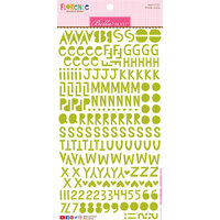 Bella Blvd - Legacy Collection - Cardstock Stickers - Florence Alphabet - Pickle Juice