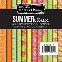 Brutus Monroe - Friendship Collection - 6 x 6 Paper Pad - Summer Citrus