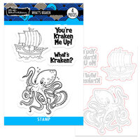 Brutus Monroe - Die and Clear Photopolymer Stamp Set - What's Kraken