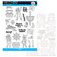 Brutus Monroe - Die and Clear Photopolymer Stamp Set - Pirate Party