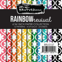 Brutus Monroe - Friendship Collection - 6 x 6 Paper Pad - Rainbow Revival