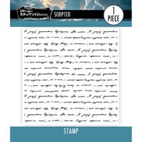 Brutus Monroe - Letters From Heaven Collection - Clear Photopolymer Stamps - Scripted