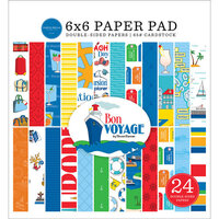 Carta Bella Paper - Bon Voyage Collection - 6 x 6 Paper Pad