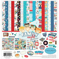 Carta Bella Paper - Family Night Collection - 12 x 12 Collection Kit