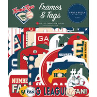 Carta Bella Paper - Home Run Collection - Ephemera - Frames And Tags