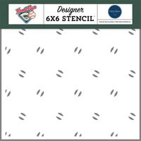 Carta Bella Paper - Home Run Collection - 6 x 6 Stencils - Take Me Out