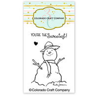 Colorado Craft Company - Christmas - Clear Photopolymer Stamps - Mini - Sweetest Snowman