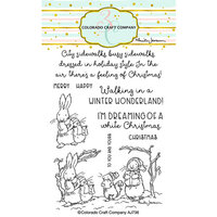 Colorado Craft Company - Clear Photopolymer Stamps - White Christmas