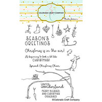 Colorado Craft Company - Clear Photopolymer Stamps - Christmas Obsessed