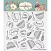 Colorado Craft Company - Clear Photopolymer Stamps - Baking Background