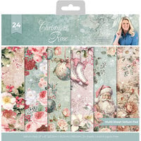 Crafter's Companion - Christmas Rose Collection - 8 x 8 Vellum Pad