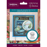 Crafter's Companion - Crystal Visions Collection - Clear Photopolymer Stamps - Peaceful Visions