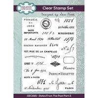 Creative Expressions - Clear Photopolymer Stamps - Dates From The Past Part 2