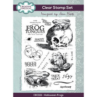 Creative Expressions - Clear Photopolymer Stamps - Halloween Frogs