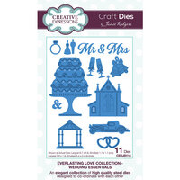 Creative Expressions - Everlasting Love Collection - Craft Dies - Wedding Essentials