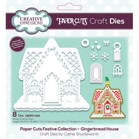 Creative Expressions - Craft Dies - Paper Cuts Festive - Gingerbread House