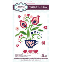 Creative Expressions - Paper Cuts Collection - Craft Dies - Folk Flowers - Botanical Blooms