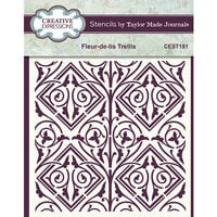 Creative Expressions - Stencils - Fleur-de-lis Trellis