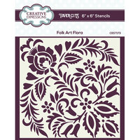 Creative Expressions - Paper Cuts Collection - Stencils - Folk Art - Flora