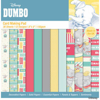 Creative World Of Crafts - 8 x 8 Card Making Pad - Dumbo