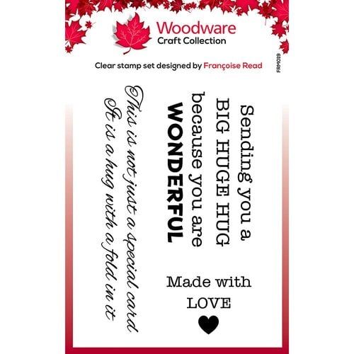 Woodware - Clear Photopolymer Stamps - Big Hugs