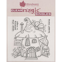 Woodware - Clear Photopolymer Stamps - Fairy House