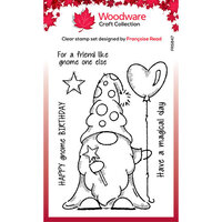 Woodware - Clear Photopolymer Stamps - Wizard Gnome