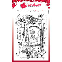 Woodware - Clear Photopolymer Stamps - Sewing Machine