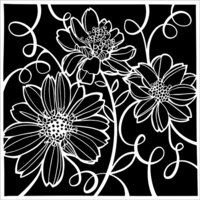 The Crafter's Workshop - 6 x 6 Stencils - Tangled Flora