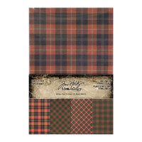 Idea-ology - Tim Holtz - Halloween - Kraftstock Sparkle - Plaid