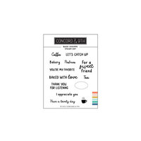 Concord and 9th - Shoppe Collection - Clear Photopolymer Stamps - Bake Shoppe