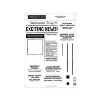 Concord and 9th - Clear Photopolymer Stamps - Happy Headlines