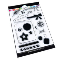 Catherine Pooler Designs - Holiday De-Lights Collection - Clear Photopolymer Stamps - Jar Full Of Joy