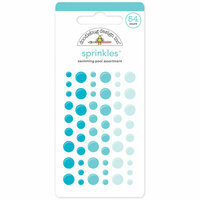 Doodlebug Design - Stickers - Sprinkles - Enamel Dots - Swimming Pool