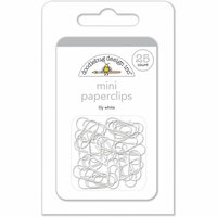 Doodlebug Design - Mini Paperclips - Lily White