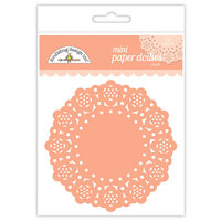 Doodlebug Design - Paper Doilies - Mini - Coral