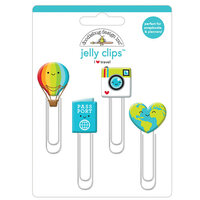 Doodlebug Design - I Heart Travel - Jelly Clips