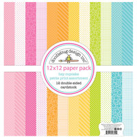 Doodlebug Design - Hey Cupcake Collection - 12 x 12 Paper Pack - Petite Print Assortment