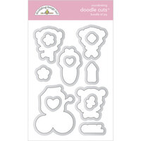 Doodlebug Design - Bundle of Joy Collection - Doodle Cuts - Metal Dies