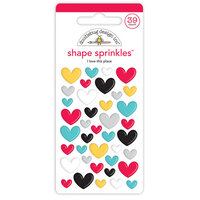 Doodlebug Design - Fun At The Park Collection - Stickers - Shape Sprinkles - Enamel - I Love This Place