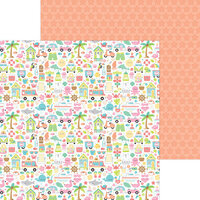 Doodlebug Design - Seaside Summer Collection - 12 x 12 Double Sided Paper