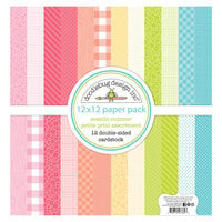 Doodlebug Design - Seaside Summer Collection - 12 x 12 Paper Pack - Petite Print Assortment