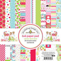 Doodlebug Design - Candy Cane Lane Collection - Christmas - 6 x 6 Paper Pad