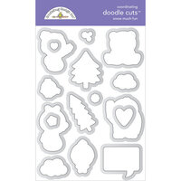 Doodlebug Design - Snow Much Fun Collection - Doodle Cuts - Metal Dies