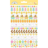 Doodlebug Design - Bunny Hop Collection - Puffy Stickers - Icons