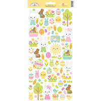 Doodlebug Design - Bunny Hop Collection - Cardstock Stickers - Icons