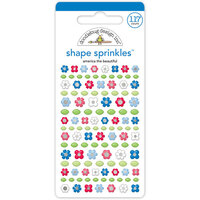 Doodlebug Design - Hometown USA Collection - Shape Sprinkles - America The Beautiful